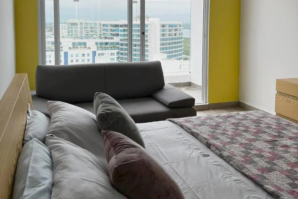 Zona Morros Cartagena Apto 2 Hab Con Jacuzzi Y Terraza Bbq, Wifi Y Frente A La Playa Apartment